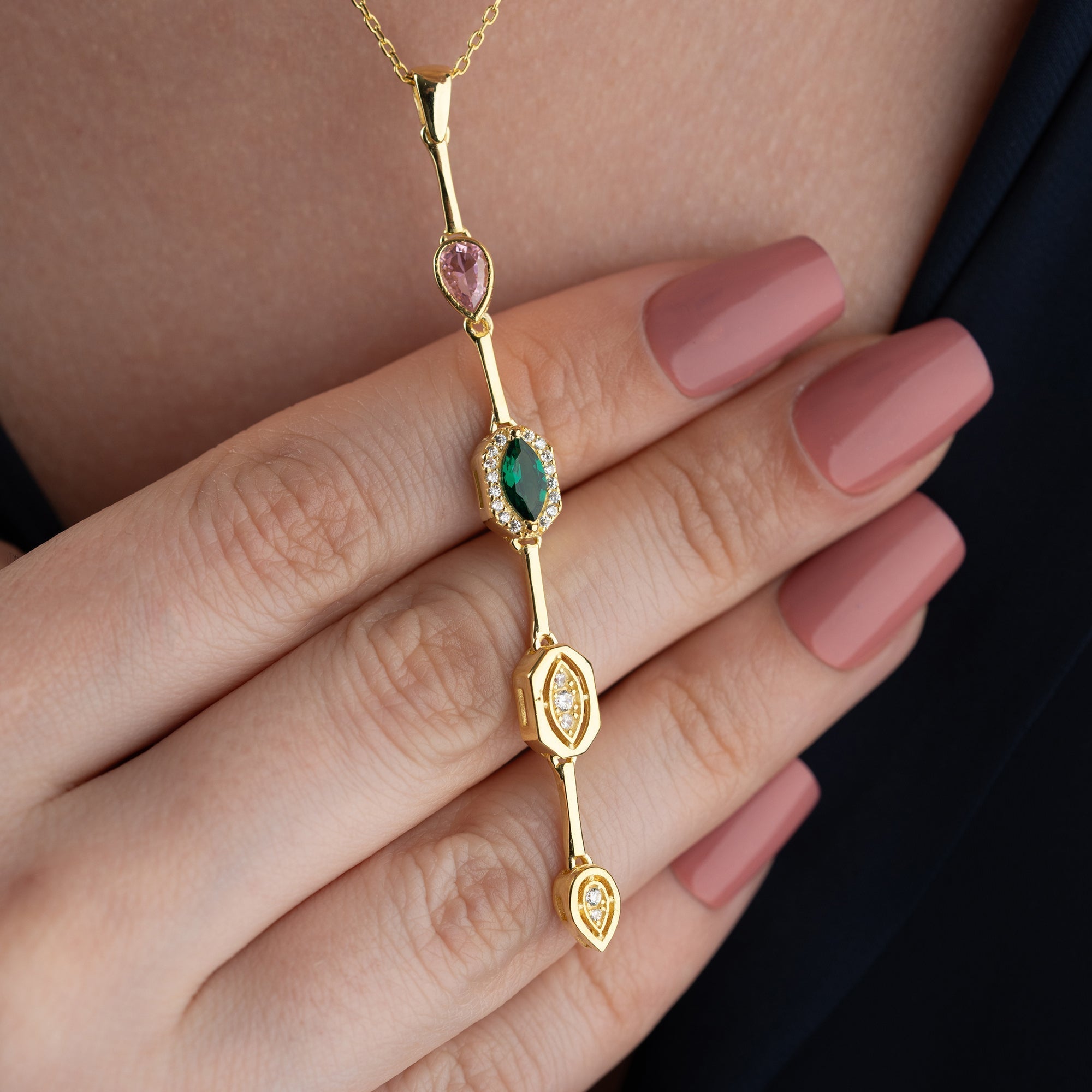 NOLAN Y HALSKETTE aus 925 Silber - Eleganter Halskette - AURIME