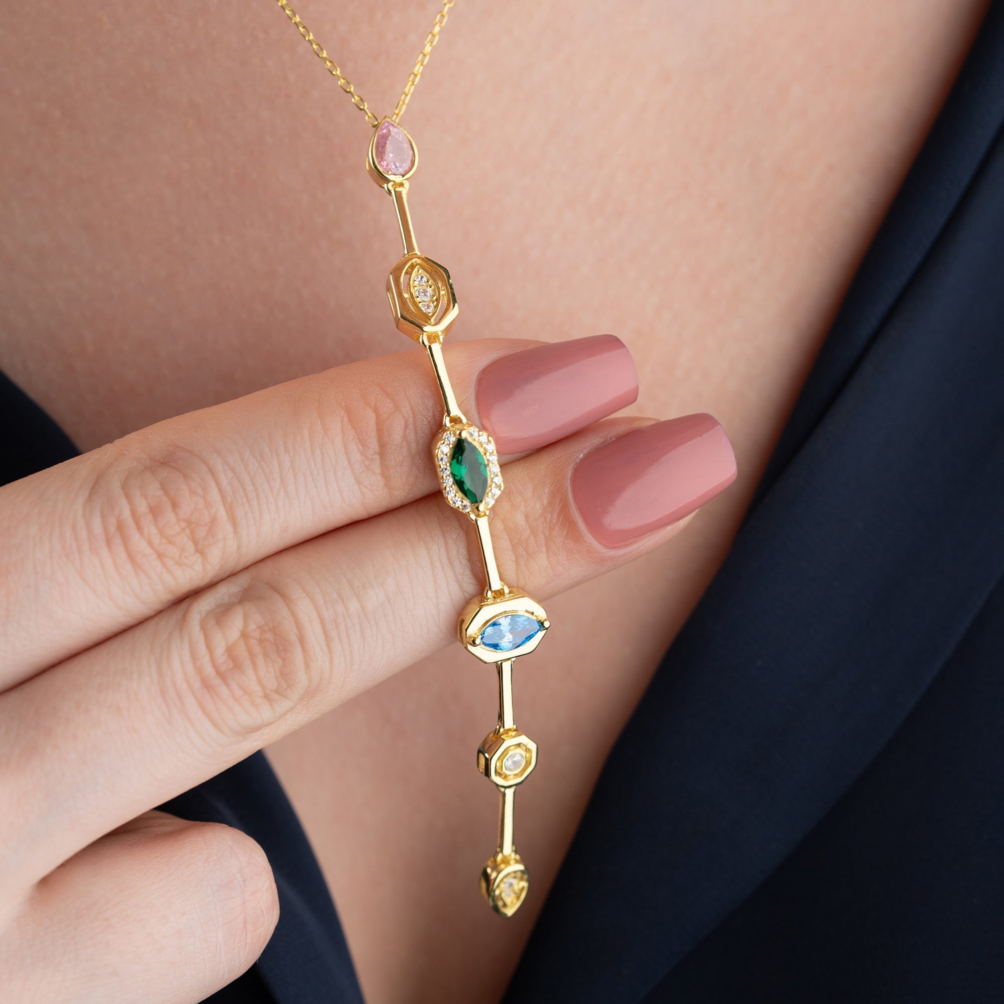 EASTON Y HALSKETTE aus 925 Silber - Eleganter Halskette - AURIME