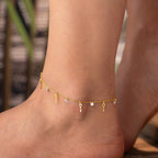 TIRA FUSSKETTE aus 925 Silber - Eleganter Halskette - AURIME