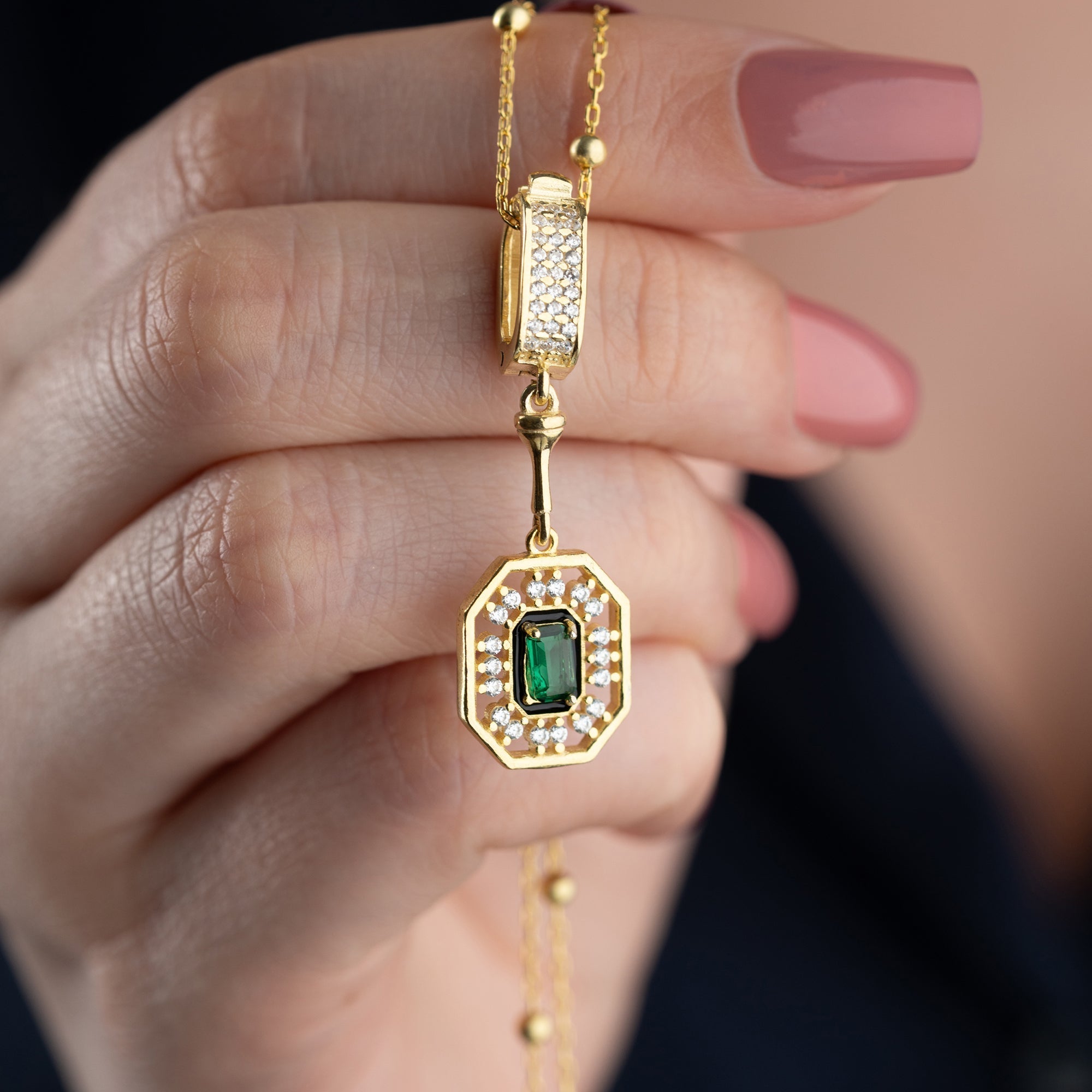 KUBERA HALSKETTE aus 925 Silber - Eleganter Halskette - AURIME