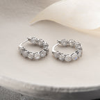 FLEUR OHRRINGE aus 925 Silber - Eleganter Ohrringe - AURIME