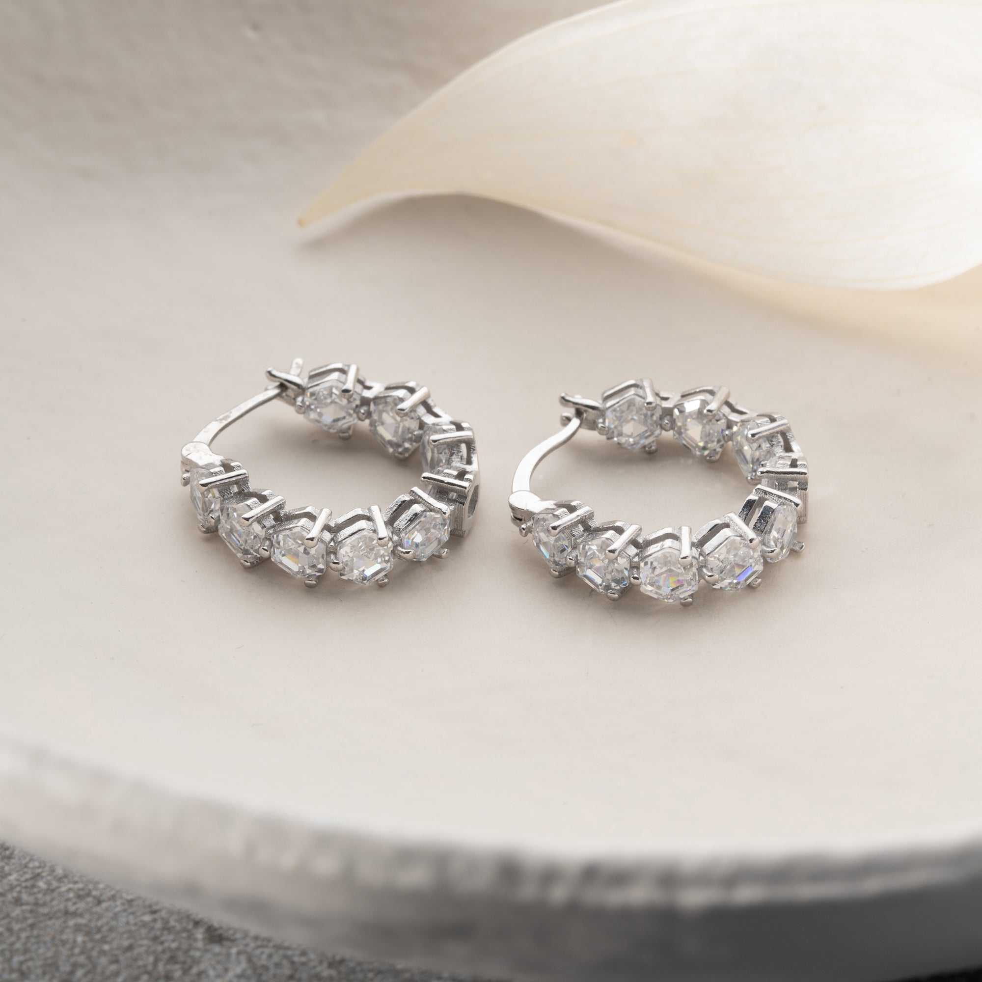 FLEUR OHRRINGE | 925 SILBER