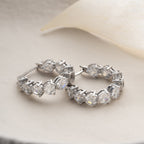 FLEUR OHRRINGE aus 925 Silber - Eleganter Ohrringe - AURIME