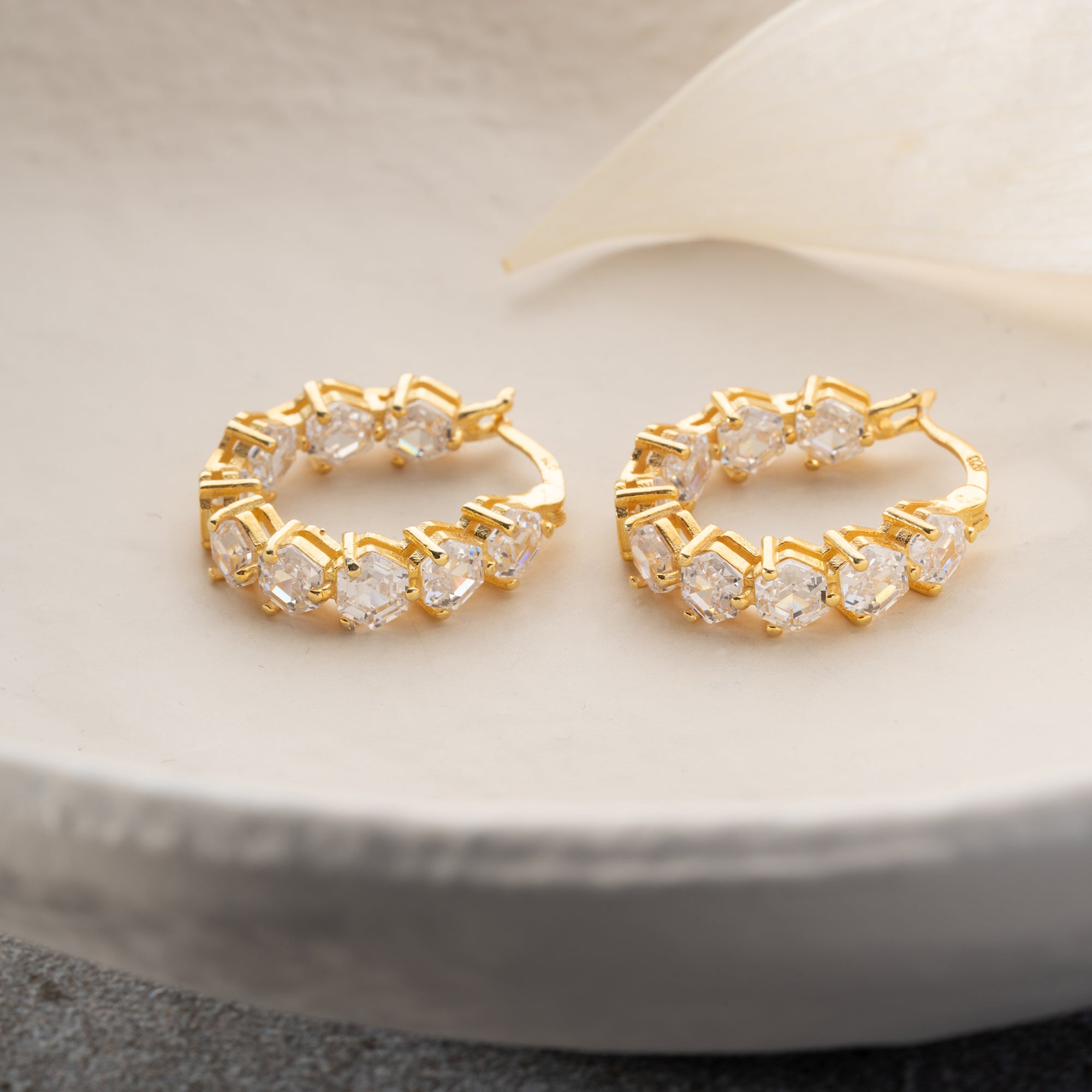 ORO OHRRINGE aus 925 Silber - Eleganter Ohrringe - AURIME