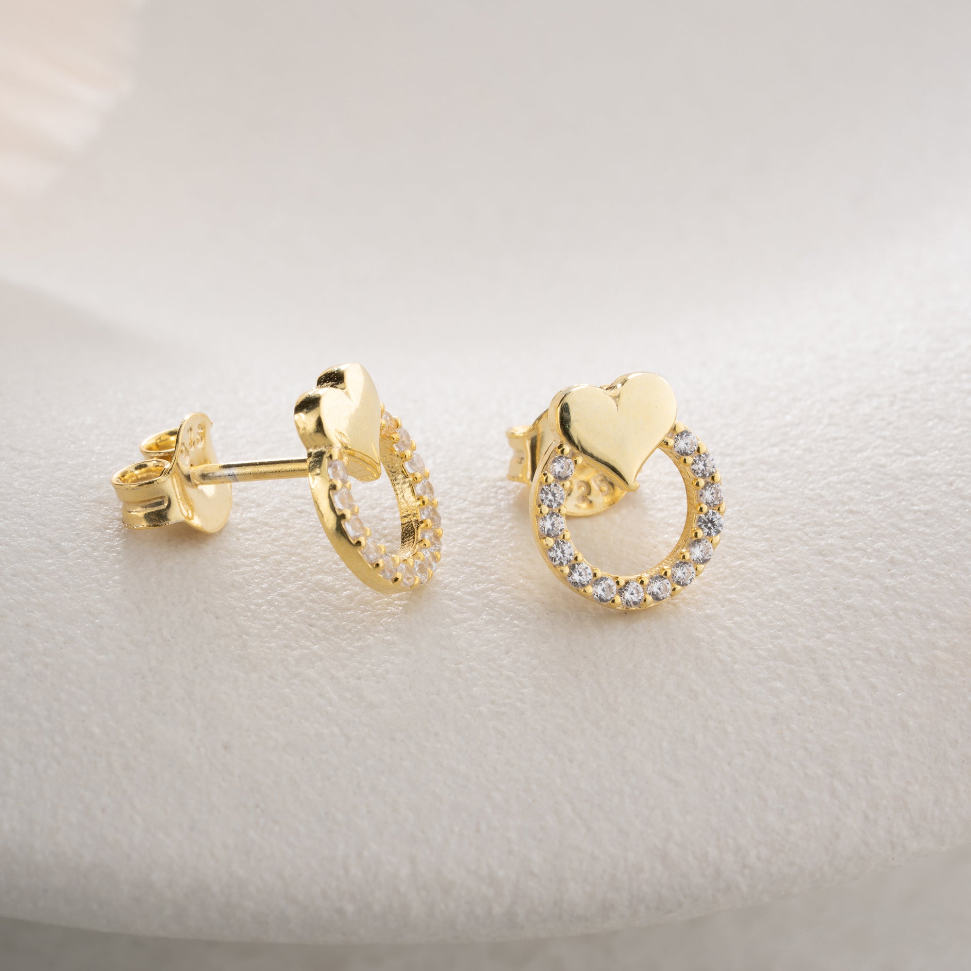 HERZRING  OHRRINGE | 925 SILBER