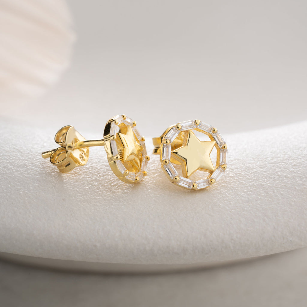 STAR OHRRINGE | 925 SILBER