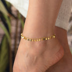 SOLEIL FUSSKETTE aus 925 Silber - Eleganter Halskette - AURIME