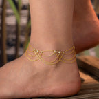 ISLA FUSSKETTE aus 925 Silber - Eleganter Halskette - AURIME