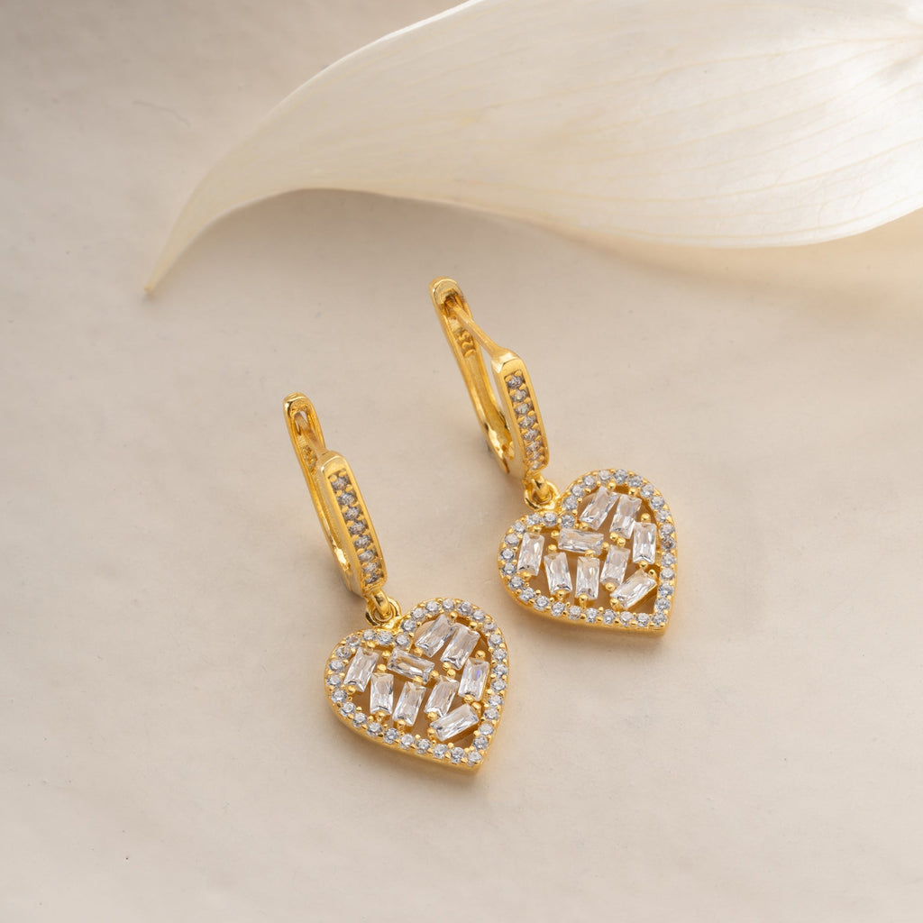 HEART OHRRINGE | 925 SILBER