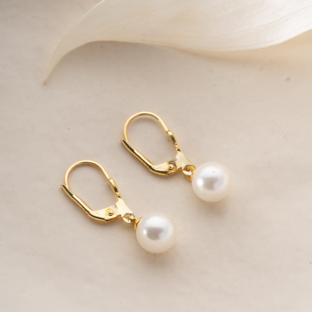 PEARL OHRRINGE aus 925 Silber - Eleganter Ohrringe - AURIME