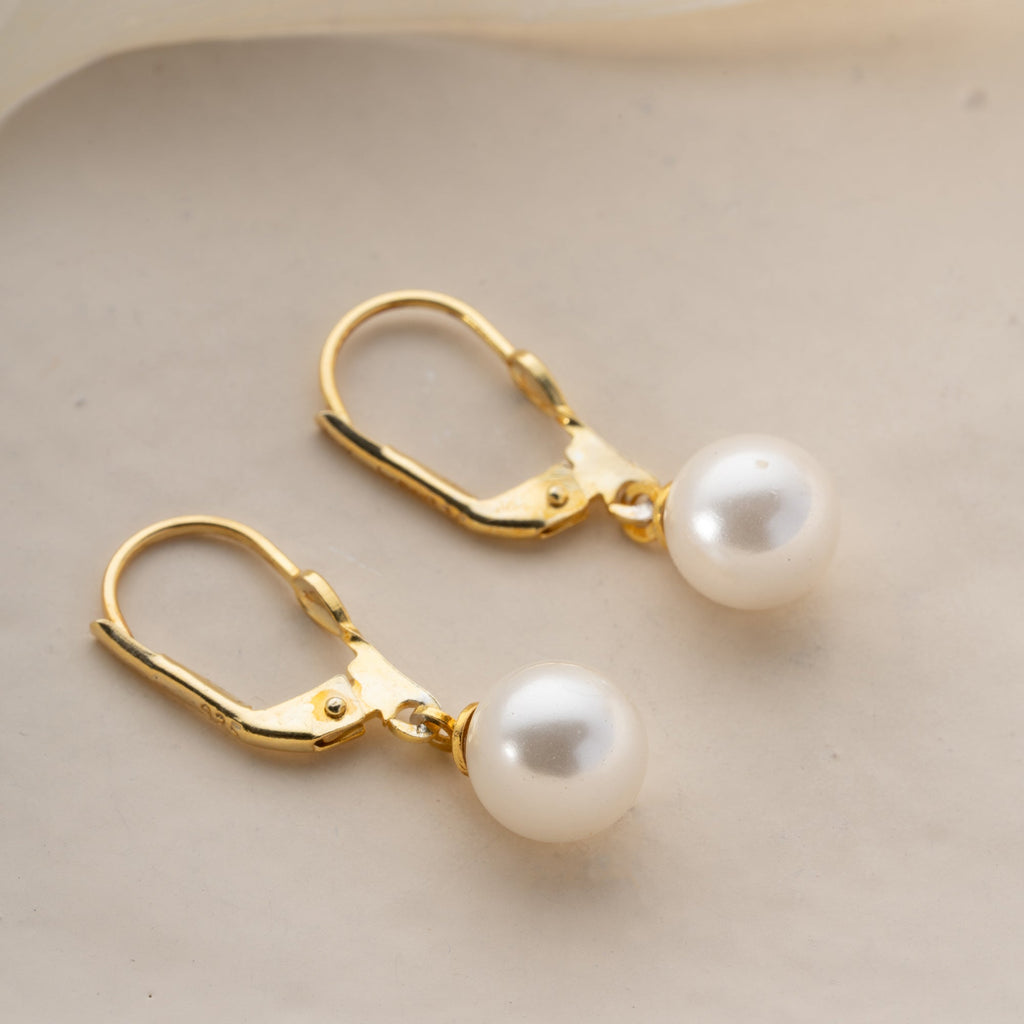 PEARL OHRRINGE aus 925 Silber - Eleganter Ohrringe - AURIME