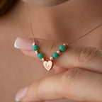 NOLTA HEART KETTE aus 925 Silber - Eleganter Halskette - AURIME