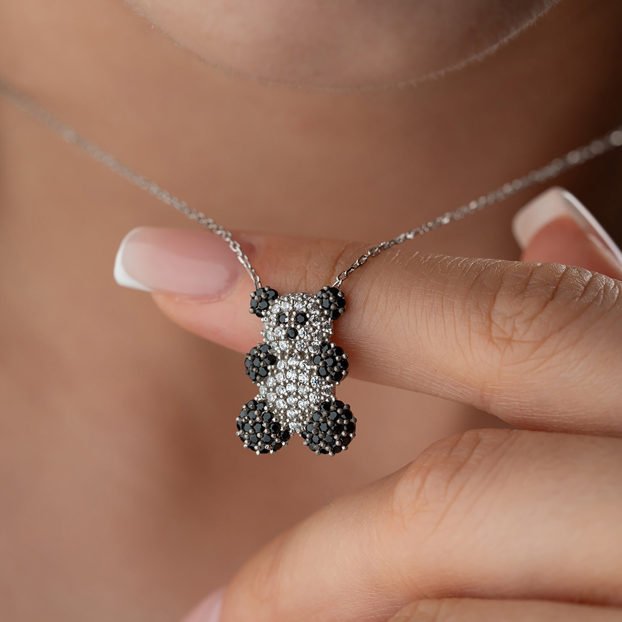 MONA KETTE aus 925 Silber - Eleganter Halskette - AURIME