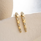 SNAKE OHRRINGE aus 925 Silber - Eleganter Ohrringe - AURIME