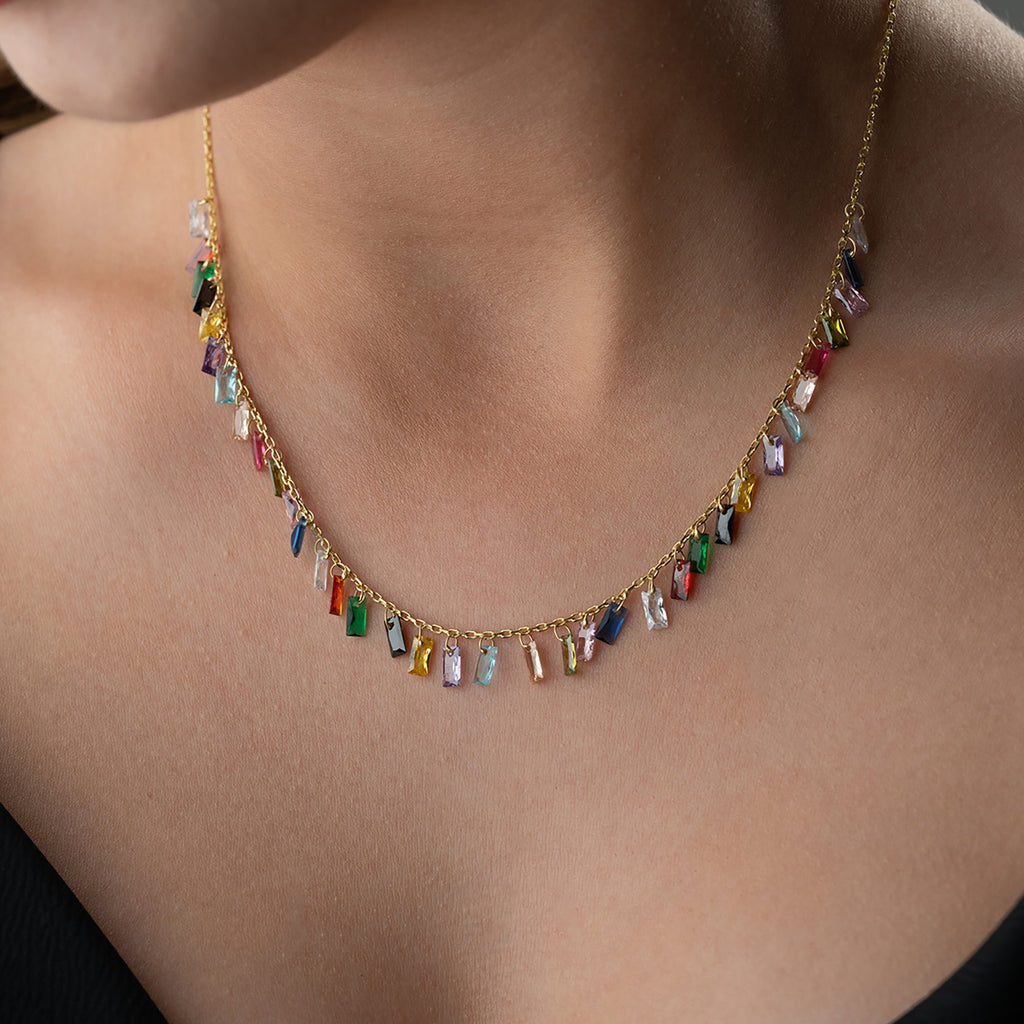 TALYA KETTE aus 925 Silber - Eleganter Halskette - AURIME