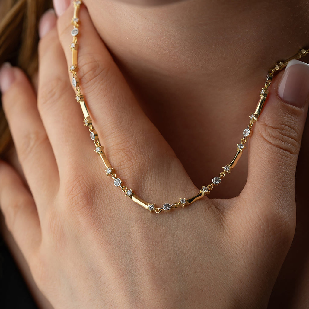 FREDA KETTE aus 925 Silber - Eleganter Halskette - AURIME