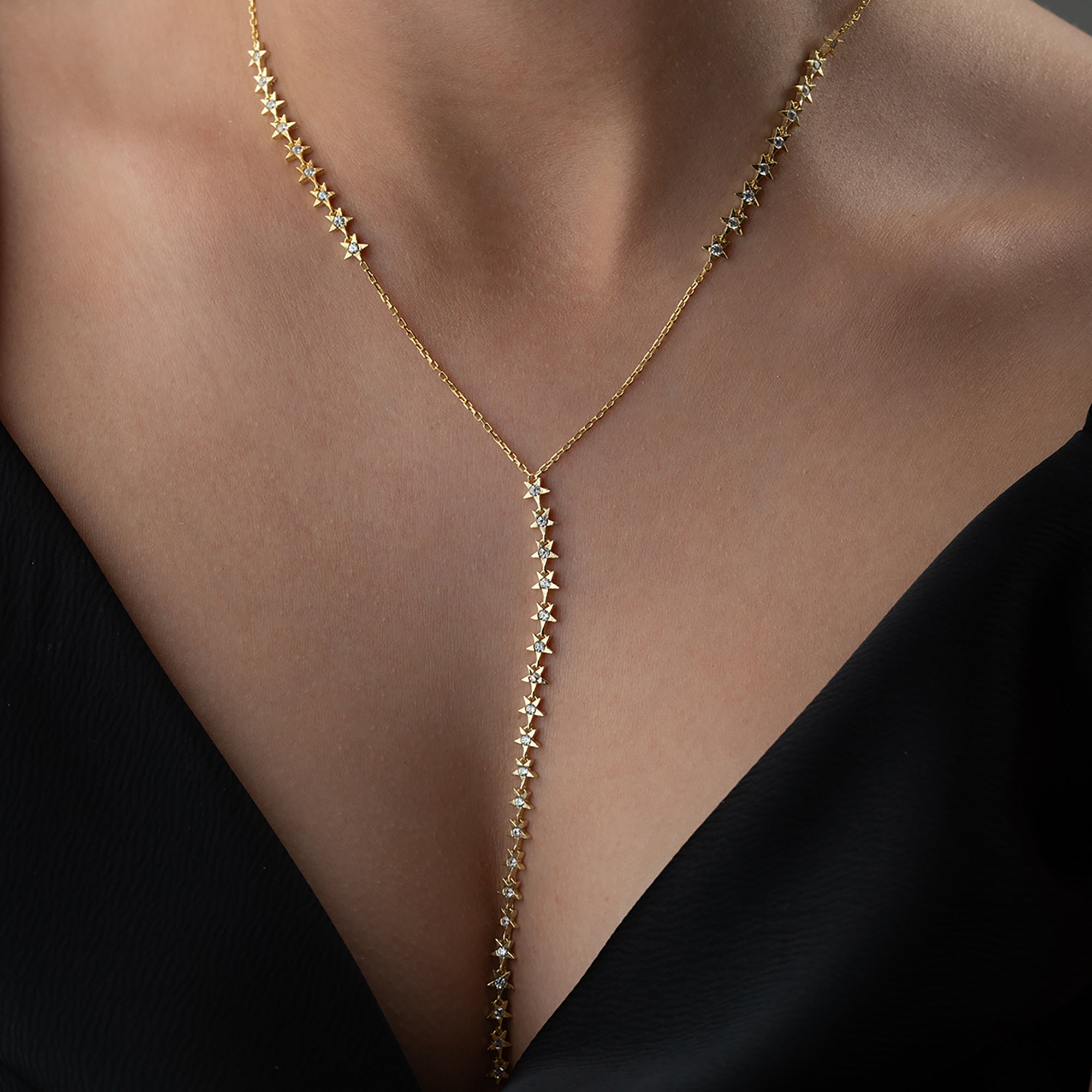 MOI STERN Y KETTE aus 925 Silber - Eleganter Halskette - AURIME