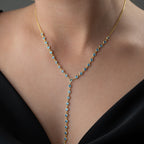 ERO HEART Y KETTE aus 925 Silber - Eleganter Halskette - AURIME