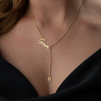 RIU Y NAMENS KETTE aus 925 Silber - Eleganter Halskette - AURIME