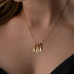 AMOR NAMENS KETTE aus 925 Silber - Eleganter Halskette - AURIME