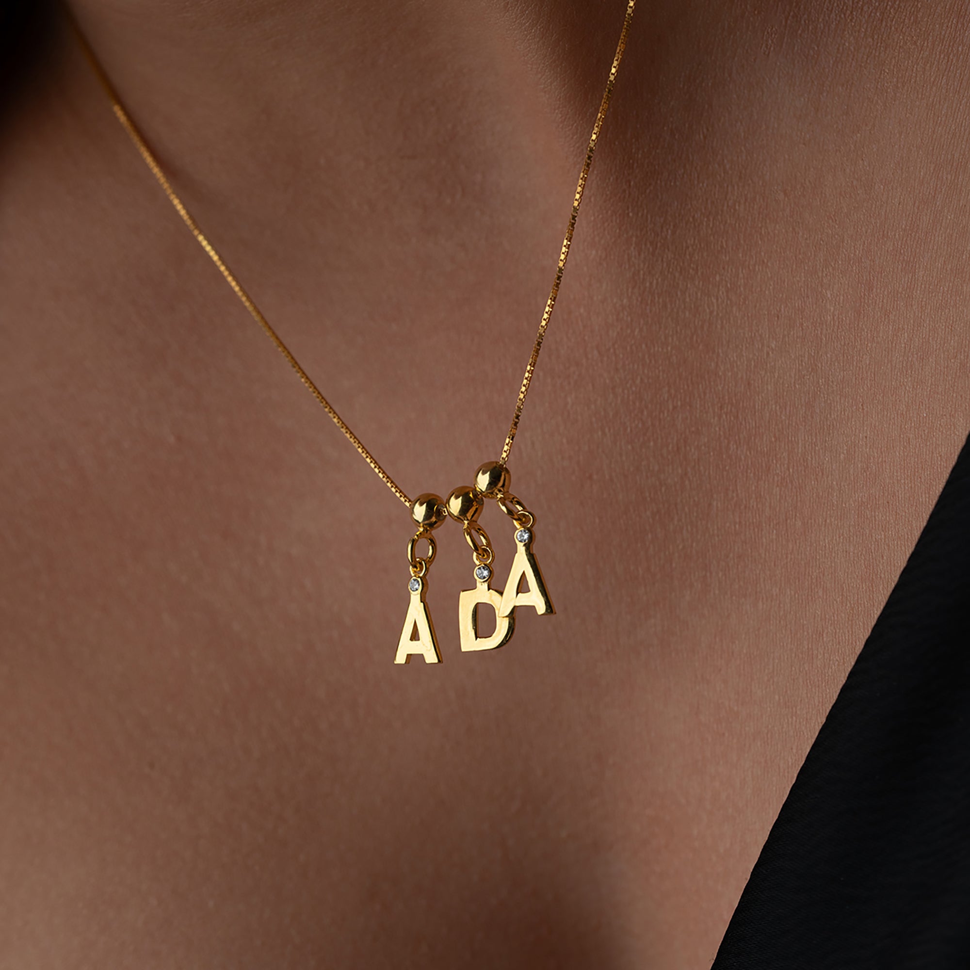 AMOR NAMENS KETTE aus 925 Silber - Eleganter Halskette - AURIME