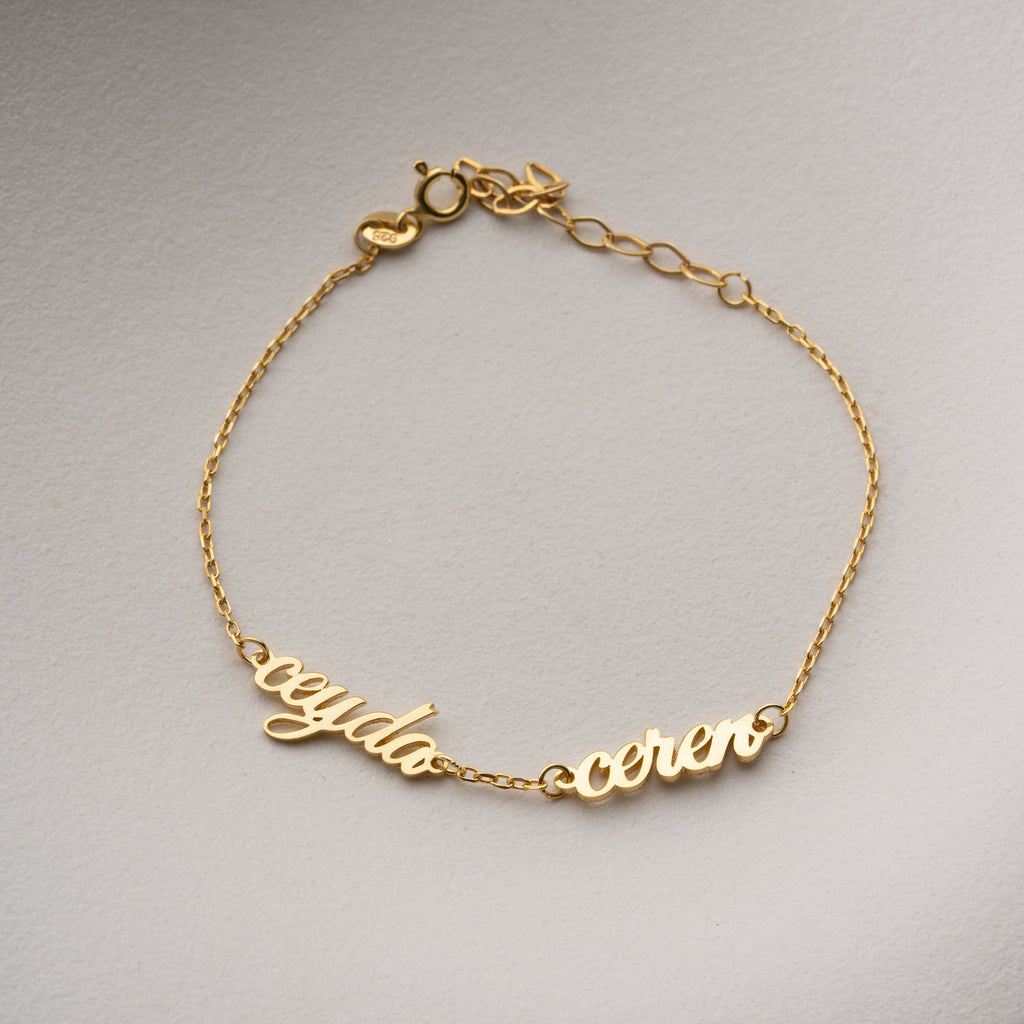 2'ER NAMENS ARMKETTE | 925 SILBER