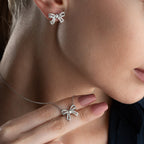 BOGEN SET aus 925 Silber - Eleganter Schmuckset - AURIME