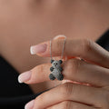 Elegante MONA Kette aus 925 Silber von AURIME, detailreiche Kettenkette mit feinem Silberglanz, close-up Ansicht