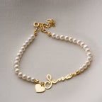 PEARL NAMENS ARMKETTE | 925 SILBER