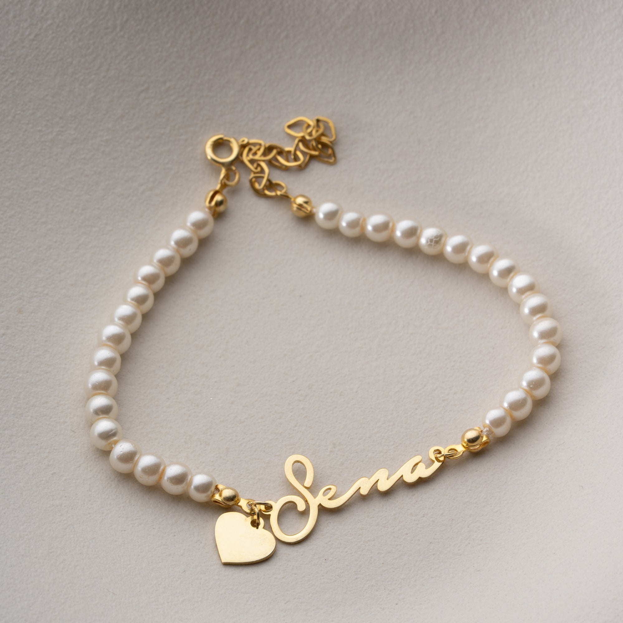 PEARL NAMENS ARMKETTE | 925 SILBER