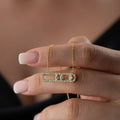 Halskette aus 925 Silber von AURIME, elegante MIRAY KETTE mit feinem Glanz und filigranem Design, auf weißem Hintergrund.