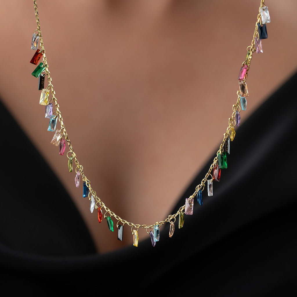 TALYA KETTE aus 925 Silber - Eleganter Halskette - AURIME