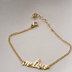 SHINE NAMENS ARMKETTE | 925 SILBER