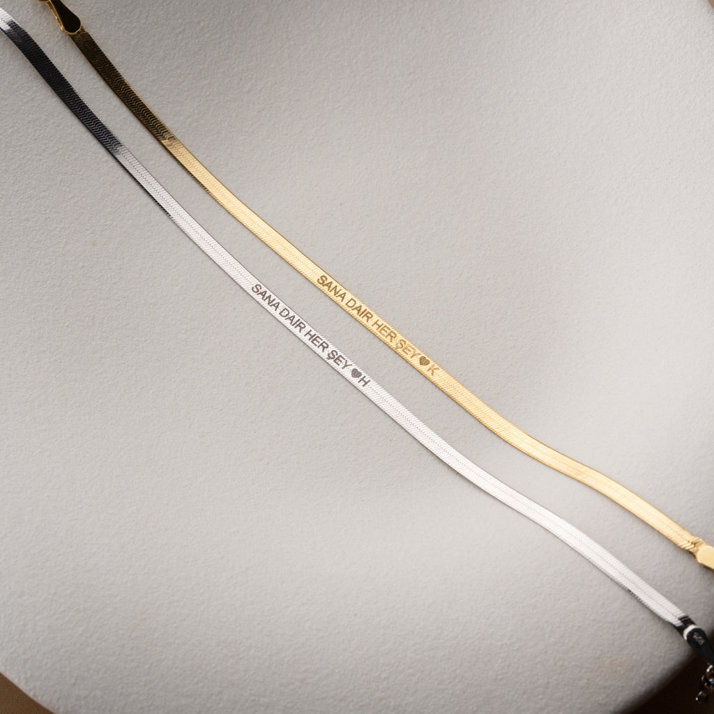 PERSONALISIERTE ITALIENISCHE PAAR-ARMBÄNDER | 925 SILBER