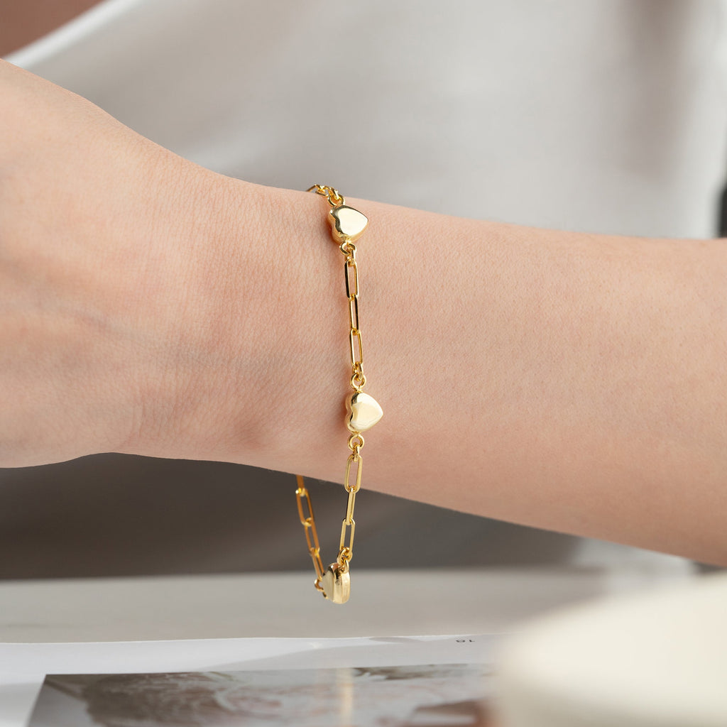 HERZ BOMB ARMBAND | 925 SILBER