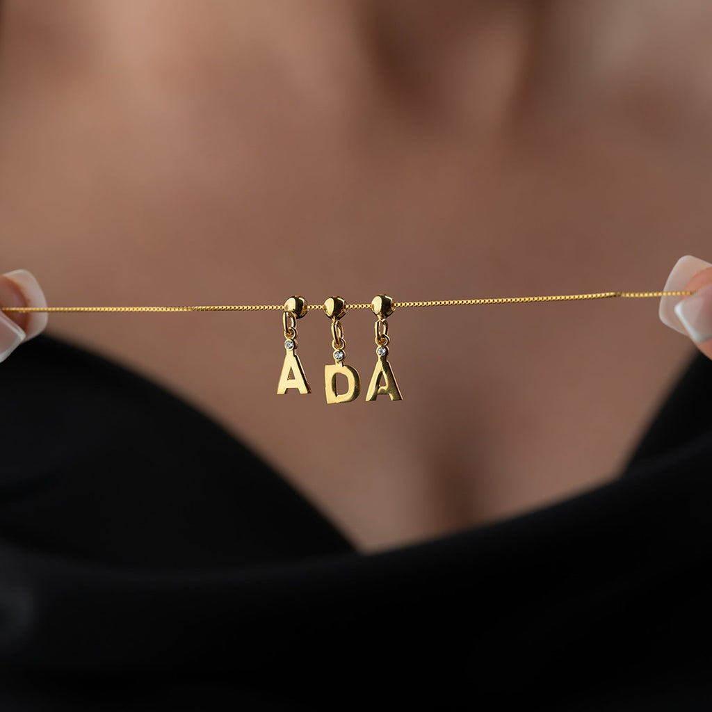 AMOR NAMENS KETTE aus 925 Silber - Eleganter Halskette - AURIME