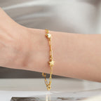 BOMB STERN ARMBAND aus 925 Silber - Eleganter Armband - AURIME