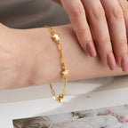 BOMB STERN ARMBAND aus 925 Silber - Eleganter Armband - AURIME