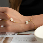 NOELA HANDKETTE aus 925 Silber - Eleganter Halskette - AURIME