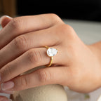 BIG DROP RING aus 925 Silber - Eleganter Ring - AURIME