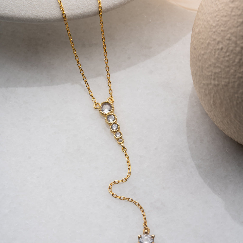 DIAMOND Y HALSKETTE | 925 SILBER
