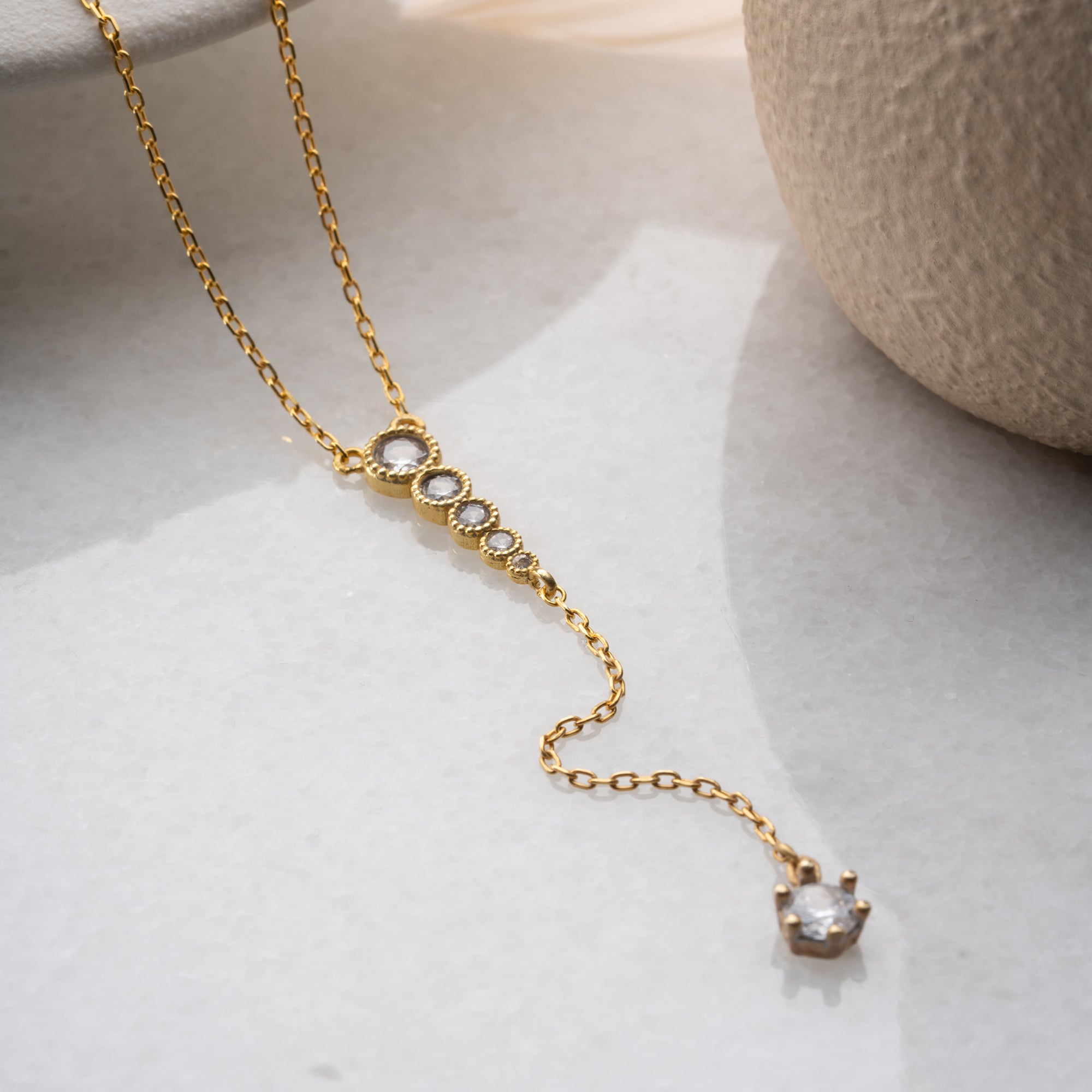 DIAMOND Y HALSKETTE | 925 SILBER