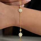 NOELA HANDKETTE aus 925 Silber - Eleganter Halskette - AURIME