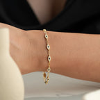 MAVIS EYE ARMBAND aus 925 Silber - Eleganter Armband - AURIME