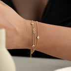INFINITY ELYA ARMBAND aus 925 Silber - Eleganter Armband - AURIME