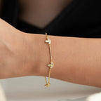 LOTUS NIRA ARMBAND aus 925 Silber - Eleganter Armband - AURIME
