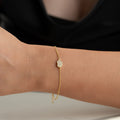 Mini Herz Armband aus 925 Silber von AURIME, detailreiche silberne Schmuckarmband mit Herzmotiv, elegantes Accessoire.