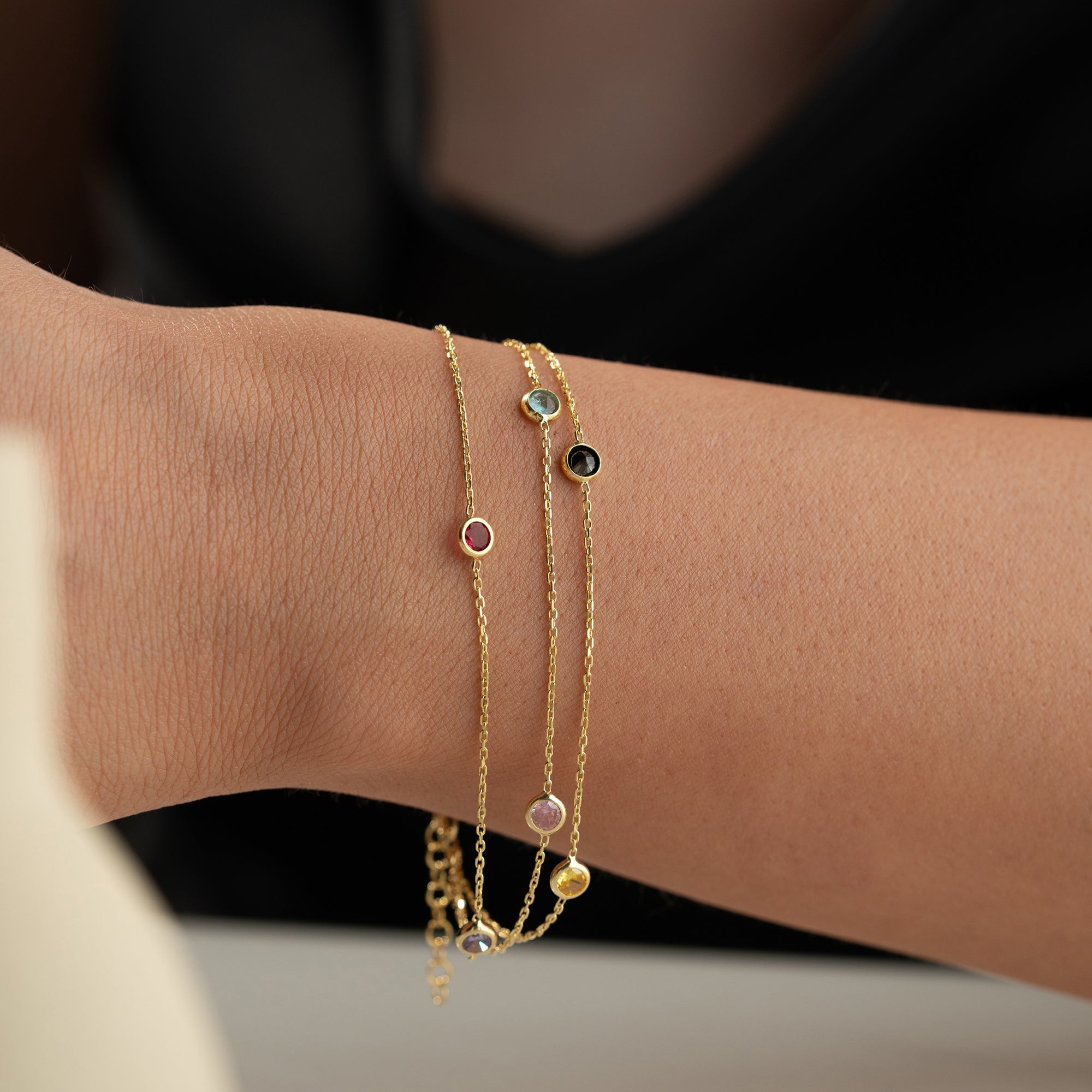 GIVE COLOR ARMBAND aus 925 Silber - Eleganter Armband - AURIME