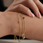 GIVE COLOR ARMBAND aus 925 Silber - Eleganter Armband - AURIME