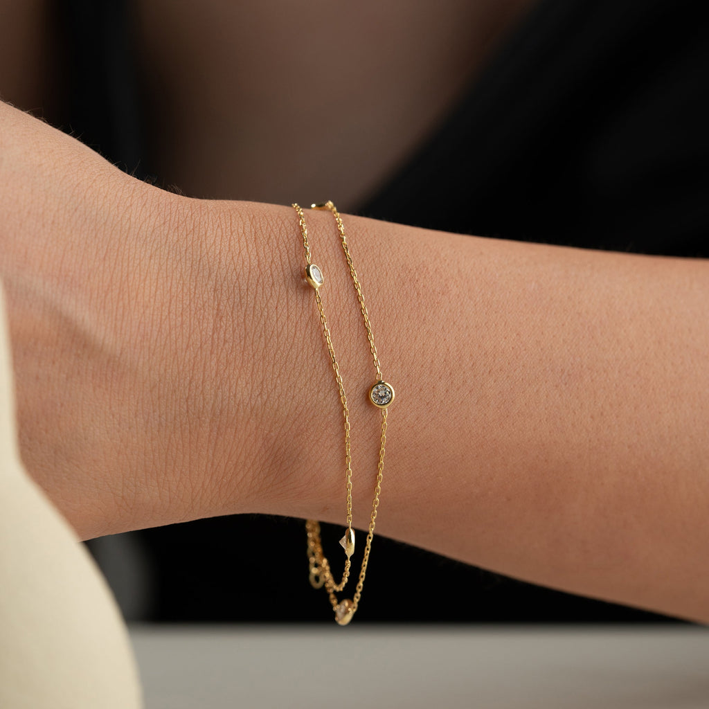 VIKI STONE ARMBAND aus 925 Silber - Eleganter Armband - AURIME